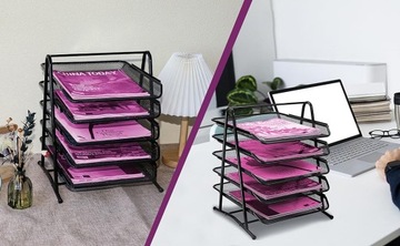 Документы ящики 5 металлических полков, настольные документы Организатор