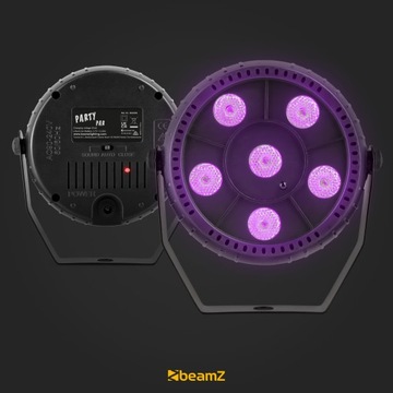 Ультрафиолетовый прожектор для вечеринок 6х1Вт, батарейка для пульта дистанционного управления