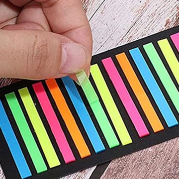 2 шт. 6 флуоресцентных самоклеющихся заметок, фермерских книг, портативных.