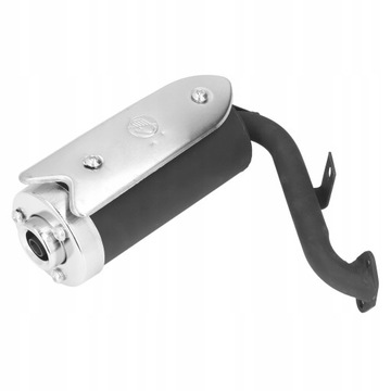 Выхлопная труба из сплава металла для скутера объемом 43 куб.см.