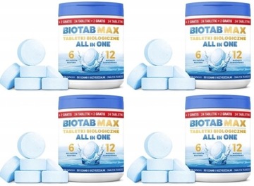 BioTab Max Tabletki Biologiczne 3w1 4 opakowania