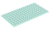 1 szt. Lego Płytka 8 x 16 jasny wodny 92438