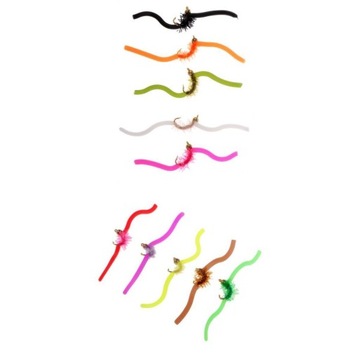 10 szt. Asortyment Fly Trout Robak Fly