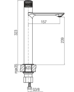 ВЫСОКАЯ РАКОВИНА ДЛЯ ВАННОЙ КОМНАТЫ FACTORY VALVEX POLSKA ДЕКОР ХРОМ