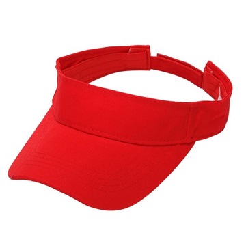 Męskie czapki sportowe z daszkiem przeciwsłonecznym z czystej bawełny, golf, tenis, bieganie, czerwone