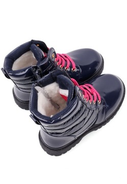 Утепленные зимние ботильоны2 Reis Navy blue 24