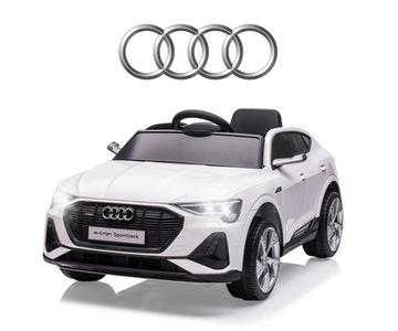 MILLY MALLY POJAZD NA AKUMULATOR AUDI E-TRON BIAŁY nauka jazdy DZIECI hit!