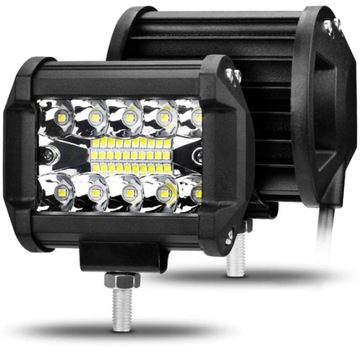 LAMPA ROBOCZA PROSTOKĄTNA LED 60W 20 LED 6000lm 9-32V UCHWYT ŚRUBKI