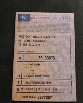 Land Rover Range Rover Evoque I SUV Coupe 2.2 TD4 150KM 2011 Land Rover Range Rover Evoque 2011r, 2.2 Diesel. 4x4. AUTOMAT. Uszkodzony, zdjęcie 23