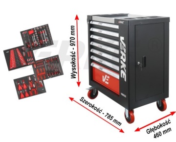 ИНСТРУМЕНТАЛЬНЫЙ ШКАФ ДЛЯ МАСТЕРСКОЙ СЕРВИСНАЯ ТЕЛЕЖКА С ОБОРУДОВАНИЕМ 154