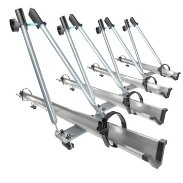 4x BAGAŻNIK DACHOWY NA ROWER - ALUMINIOWY UCHWYT ROWEROWY NA DACH - AMOS