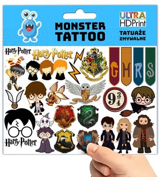 МОЮЩИЕСЯ ВРЕМЕННЫЕ ТАТУ ДЛЯ ДЕТЕЙ ГАРРИ ПОТТЕР ОРИГИНАЛЬНЫЕ ДИЗАЙНЫ
