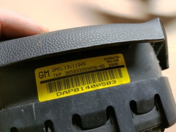 КОЖАНЫЙ РУЛЬ + ПОДУШКА OPEL ASTRA H III 3