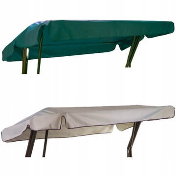 MOCNY DASZEK NA HUŚTAWKĘ OGRODOWĄ DACH OSŁONA 135x215cm WYTRZYMAŁY MATERIAŁ