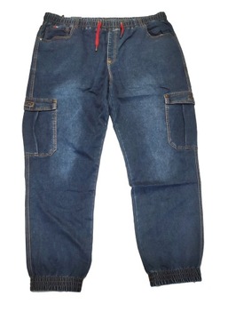 7XL Big Men Spodnie Joggery Bojówki Jeans Tommy Baggy