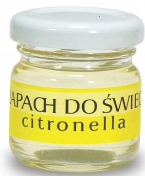 ZAPACH do ŚWIEC CITRONELLA 25g wosk ŚWIECA prezent ZAPACH do ŚWIEC