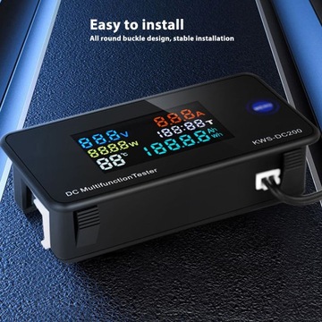 Цифровой вольтметр постоянного тока, амперметр DC200 50А
