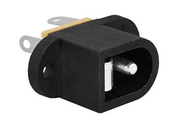 Gniazdo zasilania DC 5.5x2.5 montażowe do druku