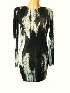 H&M Sukienka ołówkowa glamour mini dopasowana S