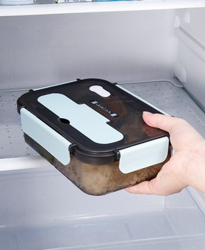 POJEMNIK LUNCHBOX z ZESTAWEM SZTUĆÓW 3W1 (1.1L)