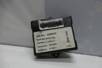 ASTRA J IV 15R MODUL ŘÍZENÍ WEBASTO 9269930