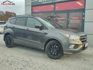 Ford Kuga II SUV Facelifting 2.0 TDCi 180KM 2018 Ford Kuga ST-LINE GWARANCJA 4x4 BEZWYPADKOWY 85 tysiecy kilometrow Zamiana, zdjęcie 27