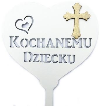 DEKOR PIK KOCHANEMU DZIECKU 6SZT KWIATY STROIK