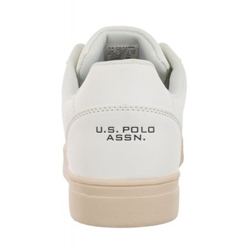 Buty Męskie Sneakersy U.S. Polo Assn Kris003 Białe