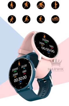 SMARTWATCH Damski Zegarek Męski RUBICON z ROZMOWAMI INDUKCJA 1.5CALA POLSKI