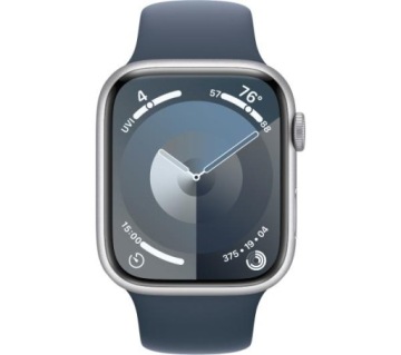 Умные часы APPLE Watch 9 с GPS, 45 мм, серебристый