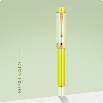 Эксклюзивная ручка из смолы Jinhao 100S — БИРЮЗОВЫЙ И БЕЛЫЙ EF — 0,38 мм