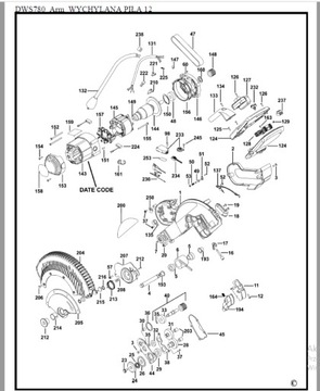 Пружина DeWalt DW717XPS. ДВС727