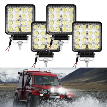 LAMPA LEDOWA ROBOCZA IP 65 SZPERACZ LED 12V LAMPY HALOGENY SAMOCHODOWE