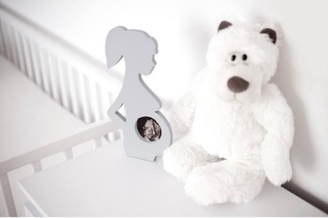 ЖИВОТ - 14 цветов - Ультразвуковая рамка для детского душа, фото рождения ребенка