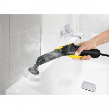 KARCHER ПОКРЫВАЕТ КРУГЛУЮ ПАРОВУЮ С БОЛЬШОЙ ЩЕТКОЙ
