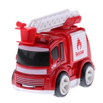 Aluminiowy wóz strażacki z drabiną w skali 1:64
