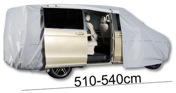 Pokrowiec na Samochód VAN XL 510-540 Auto Plandeka Exclusive MIĘKKI Pasy