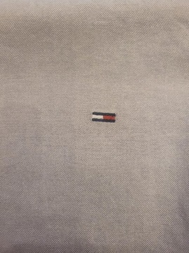 TOMMY JEANS HILFIGER KOSZULA MĘSKA SZARA SLIM FIT