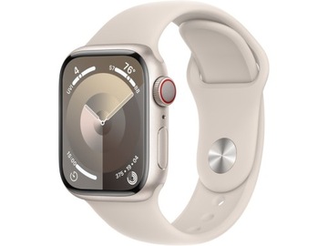Smartwatch Apple Watch Series 9 GPS 41mm PUDEŁKO | PASEK | JAK NOWY