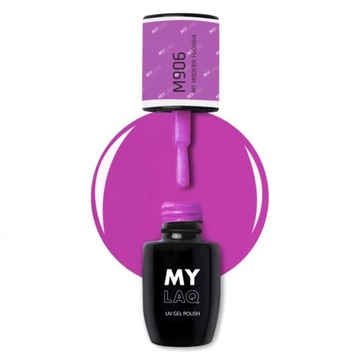 Mylaq Lakier hybrydowy M906 My Modern Fuchsia