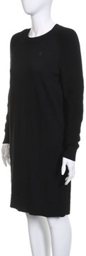 G-STAR RAW długi czarny sweter sukienka tunika S