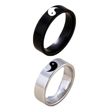 PIERŚCIENIE BALANCE RING MĘSKI KOMPAKT YIN YANG