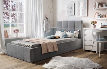 ЧАРЛИ односпальная мягкая кровать 90x200