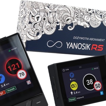 ANTYRADAR YANOSIK RS LIMITOWANA WERSJA Z DOŻYWOTNIM ABONAMENTEM TERMINAL