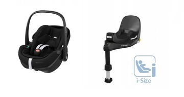 Maxi Cosi Pebble 360 Pro 2 E.Black + Baza isofix FamilyFix 360 Pro