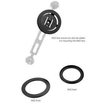 2 адаптера для объектива M67/M52, резьба 52 мм