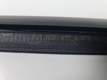 LIŠTA ZDOBENÁ DVEŘE LEVÝCH ZADNÍCH PORSCHE TAYCAN 9J1839475E041