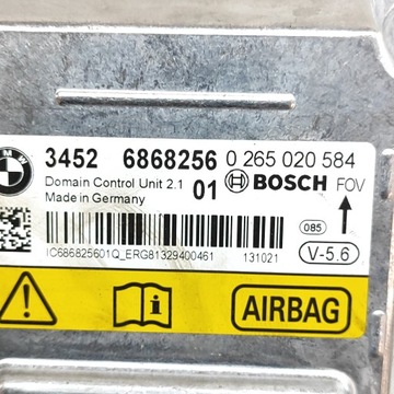 6868256 MODUL AIRBAG BMW 3 GRANÁT TURISMO F34 320 I XDRIVE