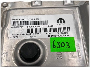JEDNOTKA MOTORU FIAT PANDA HYBRIDNÍ 1.0 52218439 #D