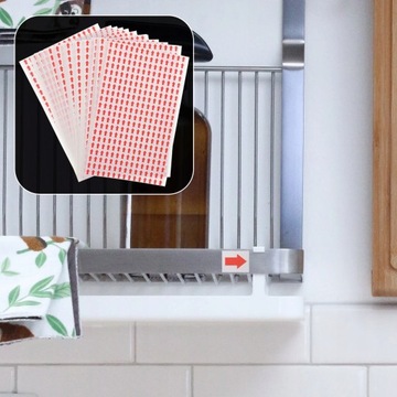 20 листов самоклеящихся наклеек со стрелками.